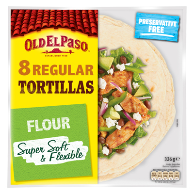 Old El Paso Regular Super Soft Flour 8 Tortillas