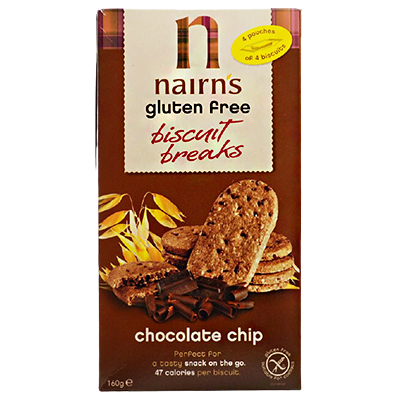 Nairns Gluten Free Biscuit Breaks Chocolate Chip