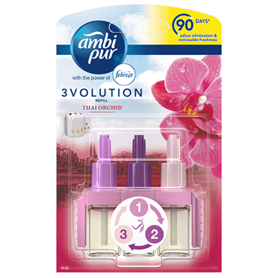 Febreze With Ambi Pur 3volution Electrical Plug-in Refill, Thai Orchid 1 Refill