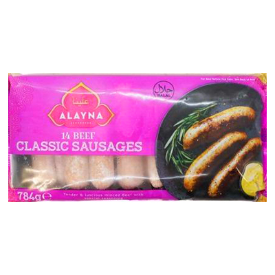 Alayna 14 Classic Beef Sausages