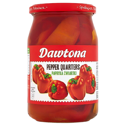 Dawtona Pickled Red Peppers