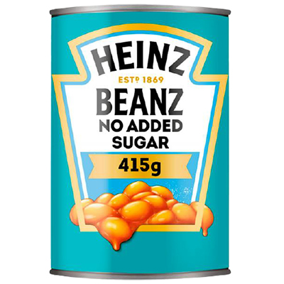 Heinz No Added Sugar Beans In Tomato Sauce