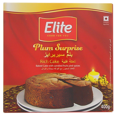 Elite Plum Surprise Cake