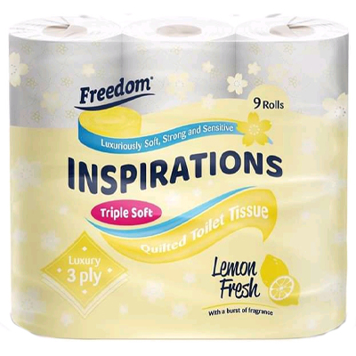 Freedom Inspirations Toilet Roll Lemon Fresh