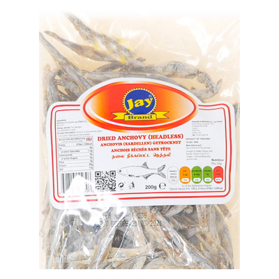 Jay Dried Anchovy Headless