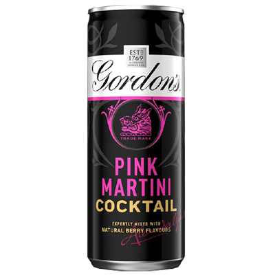 Gordons Pink Martini Ready to Drink Premix Can