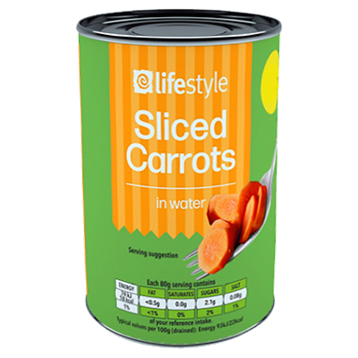 Lifestyle Sliced Carrots