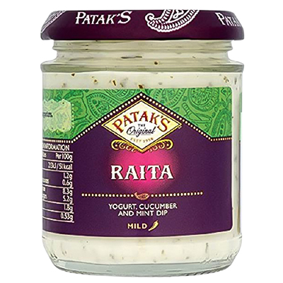 Pataks Raita Yogurt, Cucumber And Mint Dip