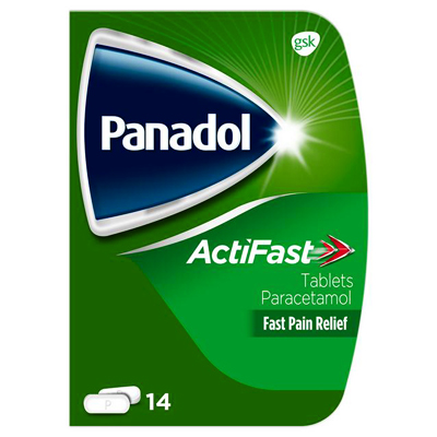 Panadol Actifast Paracetamol 14 Tablets