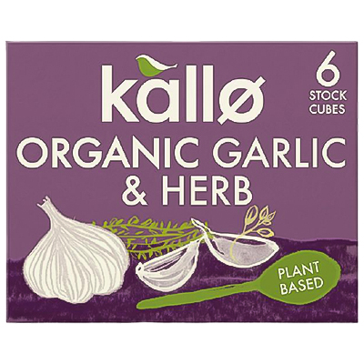 Kallo 6 Organic Garlic & Herb Stock Cubes