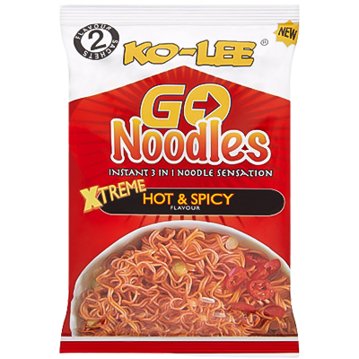 Ko-lee Go Noodles Xtreme Hot & Spicy Flavour