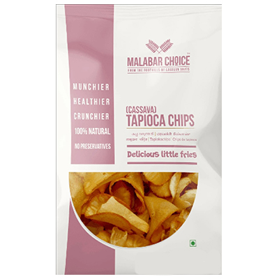 Malabar Choice Tapioca Cassava Chips Plain