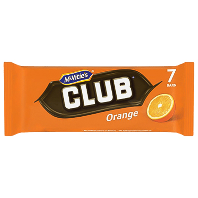 Mcvities Club Orange Bars 7pack