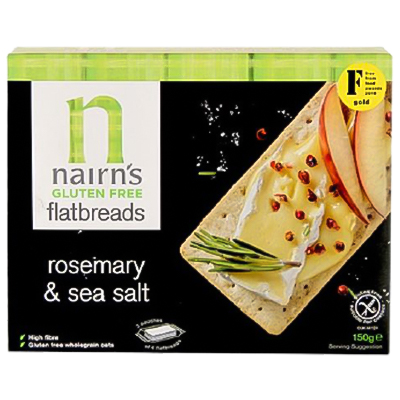 Nairns Gluten Free Flatbread Rosemary & Sea Salt