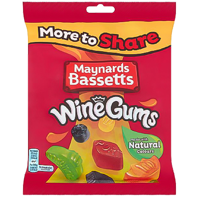 Maynards Bassetts Wine Gums Sweets Bag