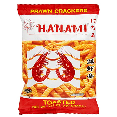 Hanami Prawn Crackers Toasted