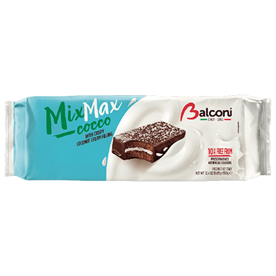 Balconi Mixmax Cocco With Crispy Coconut Cream Filling