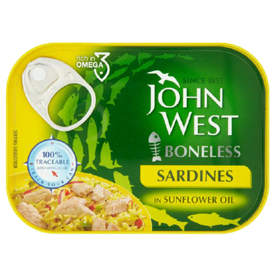 John West Boneless Sardines In Sunflower Oil