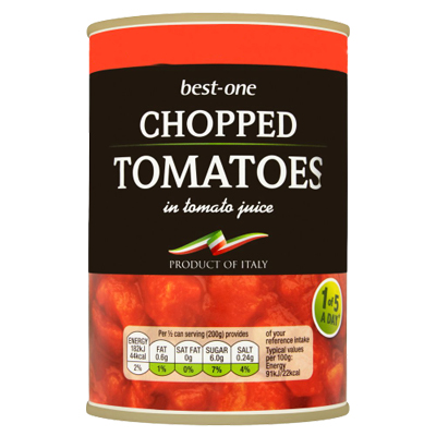 Best-one Chopped Tomatoes In Tomato Juice