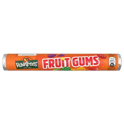 Rowntrees Fruit Gums Sweets Tube