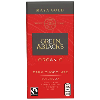 Green & Blacks Organic Maya Gold Dark Chocolate Bar