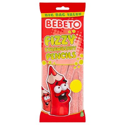 Bebeto Fizzy Strawberry Pencils