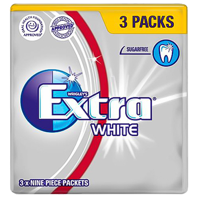 Wrigleys Extra White Sugar Free Chewing Gum