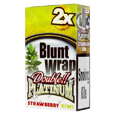 Blunt Wrap Double Platinum Red Strawberry & Kiwi Flavour