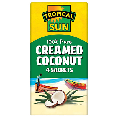 Tropical Sun 100% Pure Creamed Coconut