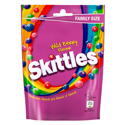 Skittles Wild Berry Sweets Family Size Pouch