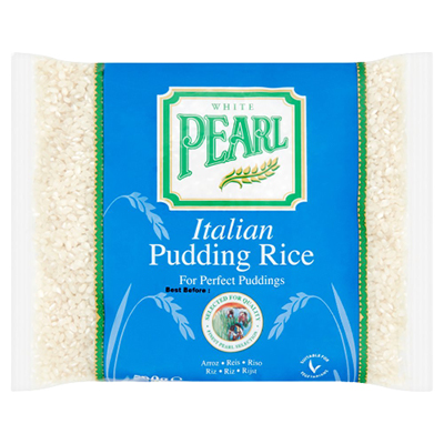 White Pearl Italian Pudding Rice