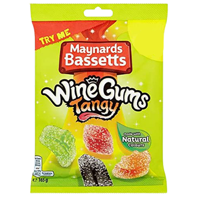 Maynards Bassetts Wine Gums Tangy Sweets Bag