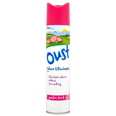 Oust Odour Eliminator Aerosol Garden Fresh