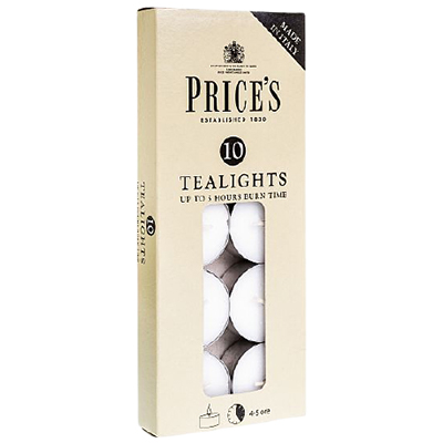 Prices Candles White Tealights