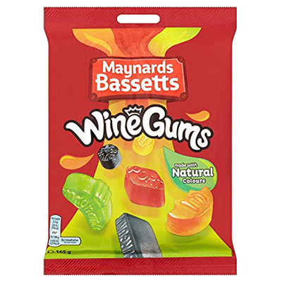 Maynards Bassetts Wine Gums 1 Sweets Bag