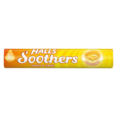 Halls Soothers Honey & Lemon