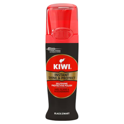 Kiwi Shoe Instant Shine And Protect Black