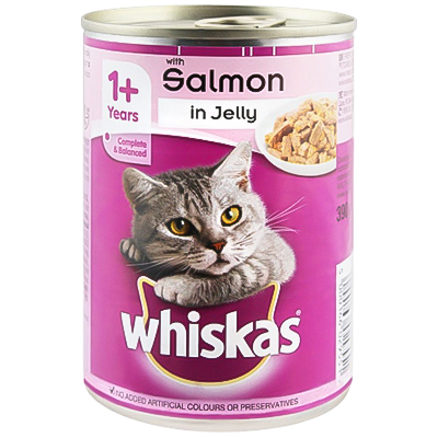 Whiskas Tin Salmon In Jelly