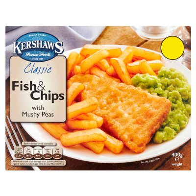 Kershaws Classic Fish & Chips With Mushy Peas