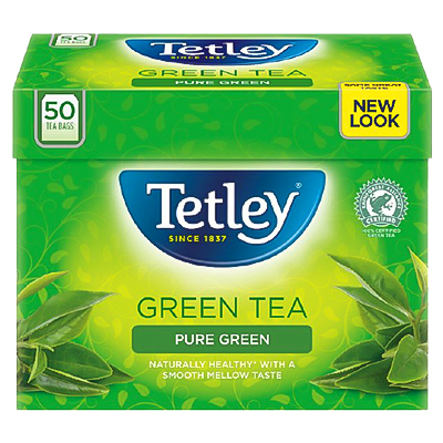 Tetley Pure Green Tea Bags 50pk