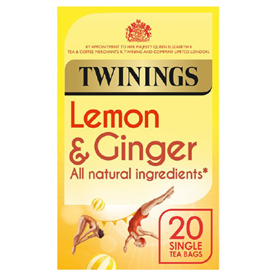 Twinings Lemon & Ginger 20 Teabags