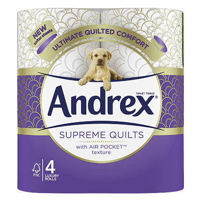 Andrex Supreme Quilts 4plk