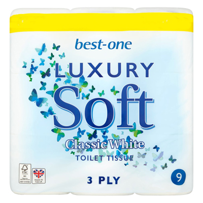 Best-one Luxury Soft Classic White Toilet Tissue