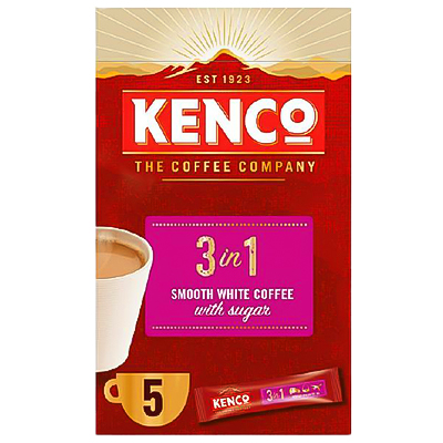 Kenco 3 In 1 Smooth White Instant Coffee With Sugar