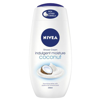 Nivea Caring Shower Cream Indulging Moisture Coconut