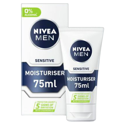 Nivea Men Sensitive Face Moisturiser With 0% Alcohol