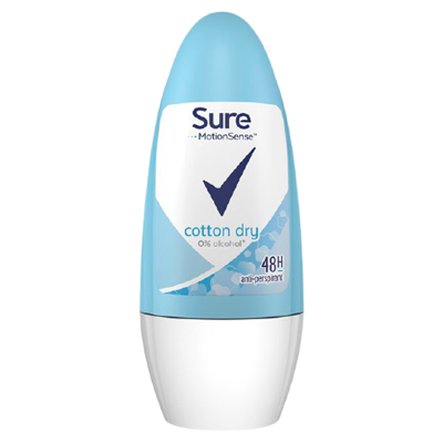 Sure Women Cotton Roll-on Antiperspirant Deodorant