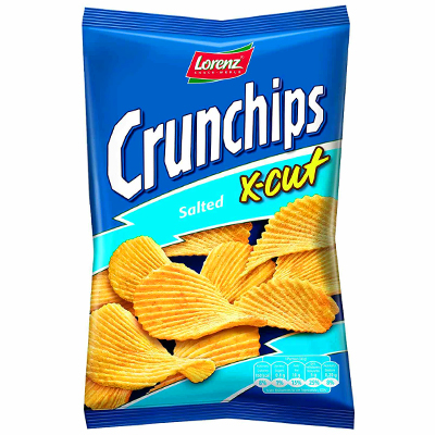 Lorenz Crunchips Salted X-cut