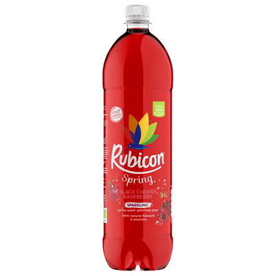 Rubicon Spring Black Cherry Raspberry Flavoured Sparkling Spring Water