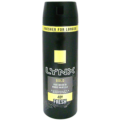 Lynx Body Spray Gold